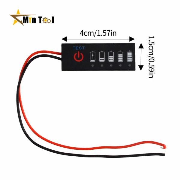 INDICADOR DE NIVEL DE BATERÍA DE 3.7V-25 V. MEDADOR DE CAPACIDAD DE LITO LIPO 1S 2S 3S 4S Tester de batería de litio