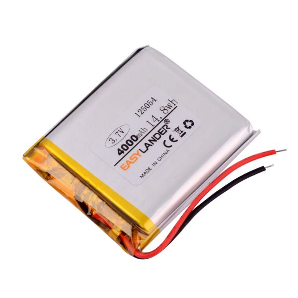 3.7V 4000mAH 125054 Lithium Polymer Rechargeable Lipo Battery Utilisé DMG avec un TP4056 Gameboy DMG Gameboy Zero