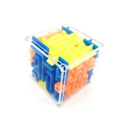 3.8cm Mini Maze Classic Cube Cube Jouets en plastique 3D Perle Maze Cube tournant