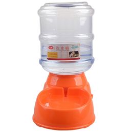 3.8L Plastic Pet Feeding Drinkers Dier Pet Water Bowl Kat Dog Automatische Feeder Drinking Voor Huisdieren Dog Automatic Drinkers Y200922