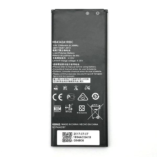 3.8V 2200mAh HB4342A1RBC Pour Huawei Honor 4A Honor4A SCL-TL00 SCL-ALOO Y6 Batterie
