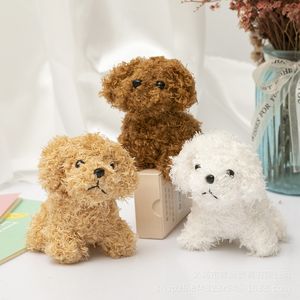 3,9 inch schattige hond knuffel knuffel hanger cadeau voor verjaardag meisjes jongens