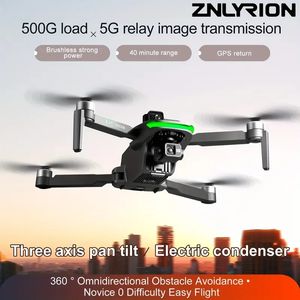 Drone quadricoptère S155 à cardan 3 axes, caméra 2K, évitement d'obstacles à 360 °, charge utile de 500 g, retour intelligent à la maison. Parfait pour les cadeaux pour hommes débutants et les articles pour adolescents.