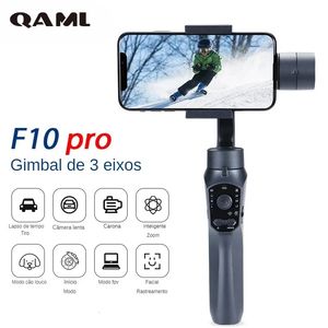 Stabilisateur de cardan 3 axes pour téléphones intelligents APP pris en charge roue de suivi du visage zoom Auto S panoramique Pos 240111