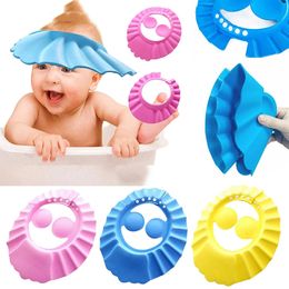 3 tapas de baby shower champú protección de ducha champú para cabello para el cabello suave sombrero de sol ajustable 240506