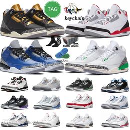 3 Basketballschuhe für Männer Frauen 3s Lucky Green Pine White Cement Reimagined Hall Of Fame Unite Fire Red Cardinal Rust Pink Mocha Herren Damen Trainer Sport Sneakers