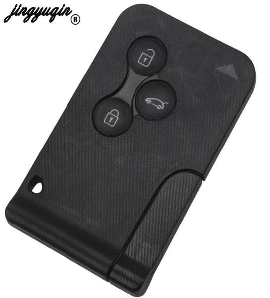 Funda para llave de coche con mando a distancia de 3 botones, funda de repuesto para Renault Clio Megane Grand Scenic 2 3 Koleos con llave pequeña 4360368