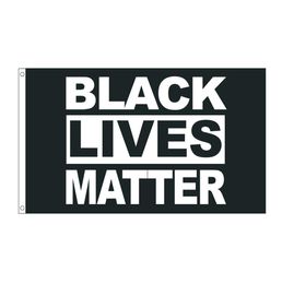 3 par 5 pieds drapeau noir Lives Matter Flag Blm Peace Protest Banner Outdoor Banner Flag4213820