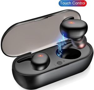 Y30 Draadloze koptelefoon GAME BLUETOOTH Nieuwe 2021 Chip Transparantie Metaal Hernoemen GPS Wirless Opladen Bluetooth Hoofdtelefoon In-Ear HEADSET