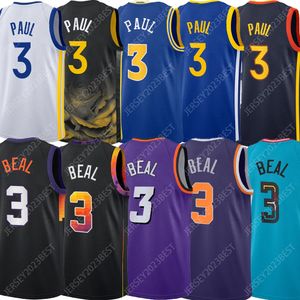 3 Chris Paul 3 Bradley Beal Basketbalshirts Heren Dames Jeugd XS-4XL 2023-24