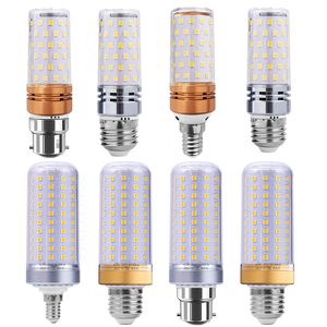 3-kleurige dimbable maïs lampen lampen E27 E26 B22 E14 12W 16W SMD2835 LED-lamp kaarsen 110V 220V 230V energie Warm Kool Witte Leds Corns Lamp Usalight