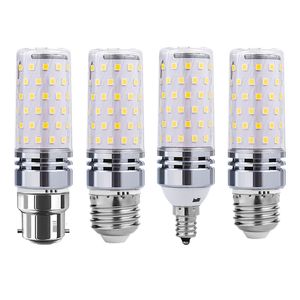 Bombillas LED de maíz regulables en 3 colores, 16 W, LED E26, equivalente a 100 vatios, bombilla E27, blanco frío, 6500 K, superbrillante, sin luces estroboscópicas, lámpara de maíz, no regulable, E14 B22, base media oemled