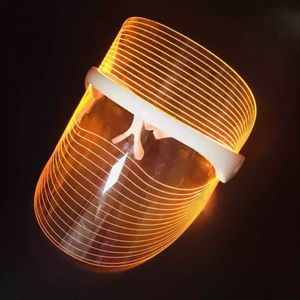 3 Kleur LED Licht Therapie Gezichtsmasker schoonheidsinstrument Gezichtsspa Acne rimpel Verwijderen Huid Verjongingsgereedschap Verwijding Hogelijkheidgereedschap