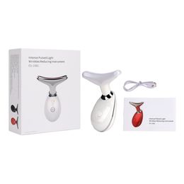 3 Kleur LED Photon Therapie Neck and Face Lifting Massager