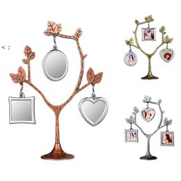 3 couleurs Sublimation blanc bricolage cadre Photo décoration cadres de transfert de chaleur pendentif maison bureau ornements Album GCB15688