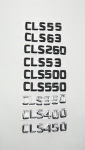 3 couleurs pour Mercedes Benz CLSClass C218 C219 C257 CLS53 CLS55 CLS63 CLS350 CLS450 CLS500 CLS550 EMBLEM Sticker Logo arrière 6751799