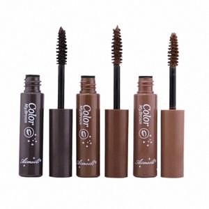 3 kleuren Lg Blijvende Waterdichte Wenkbrauw Mascara Crème Eye Brow Shadow Make-Up Schoonheid Comstic Gereedschap met Borstel Kleurstof Wenkbrauw Gel H2TK #