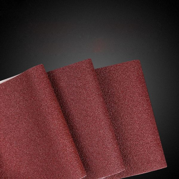 Rouleaux de papier de verre puissants, 3 couleurs rouge/blanc/noir, pour le polissage et le meulage du travail du bois