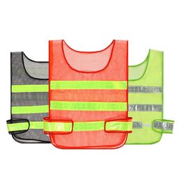 Reflecterende veiligheidsvestkleding 3-kleuren holle rastervest Hoge zichtbaarheidswaarschuwing Veiligheid Werkende constructie Verkeersvesten