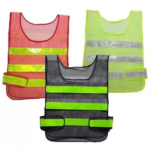 3 couleurs vêtements de sécurité gilet réfléchissant gilet à grille creuse haute visibilité avertissement Construction trafic vêtements de travail