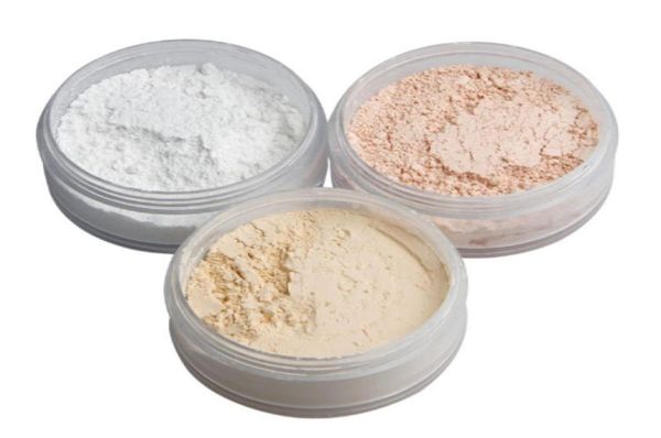 3 couleurs de maquillage en poudre en vrac lisse en poudre transparente poudre étanche bouffée cosmétique pour le réglage du visage avec Puff5547171