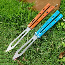 3 couleurs Theone BRS Rep Replicant Butterfly Trainer Couteau G10 + Titane Handle D2 Blade Bushing System Free-Swing Jilt Couteaux
