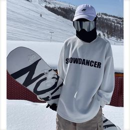 3 couleurs unisexe snowboard vêtements de sport surdimensionné ski à capuche pour hommes femmes en plein air neige à capuche snowboard sweat à capuche 240124
