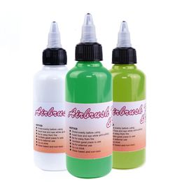3 kleuren Waterbasis Spray Air Brush Verf Nail Inkt Voor Gradiënt Groen Airbrush Nail Kleur Gel Polish Art tool 240129
