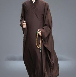 3 couleurs Zen Buddhist Robe Lay Monk Méditation Méditation Moine Traine Moine Uniforme Suit Lay Buddhist Clothes Set Bouddhism Robe Appliance7465913