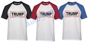 3 couleurs Hommes Donald Trump T-shirt Homme O-Neck Chemises à manches courtes Pro Trump 2020 T-shirt Trump Gifts coton à manches courtes imprimé T-shirt