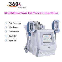 Machine de cryolipolyse à 3 poignées, équipement amincissant pour gel des graisses, peut équiper une Double poignée de menton, refroidissement à 360 °