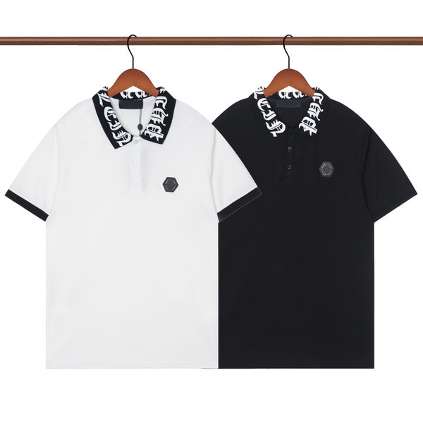 3 Designer POLO T-shirts pour hommes Fashion Designers brodés TShirt Col en V Coton High street men Casual t-shirt Luxury Casual couple Vêtements Taille asiatique # PL01