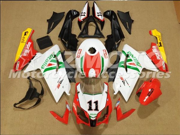 3 regalos gratis Carenados completos para Aprilia RS125 2006 2008 2009 2010 2011 RS125 06-11 RS125 RS 06 07 08 Rojo Blanco X104