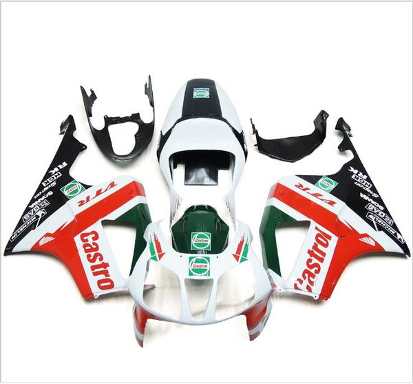 3 regalos gratis Carenados para Honda VTR1000 RC51 SP1 SP2 00 01 02 03 04 05 06 Kit de carenado de motocicleta ABS Carrocería Blanco rojo verde AZ