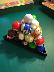 3 # Gaint Snook Ball Snookball Snooker Billar Fútbol 8 pulgadas Juego Gran piscina Fútbol Incluye bomba de aire Juguete de fútbol Poolball