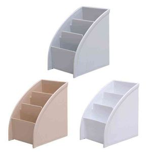 3 Grid Afstandsbediening Box Cosmetica Desktop Storage Case Stand Houder Home Office Briefpapier Telefoon Organizer
