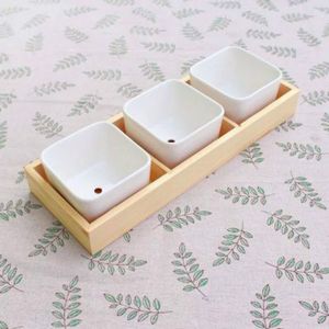 3 rasters bloempotten doos dienblad houten succulente plant vlezige bloempot containers home decor rrd6905