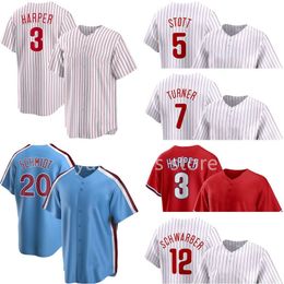 3 HARPER 20 SCHMIDT JERSEYS de béisbol yakuda Cool Base Jersey dhgate 7 TURNER 5 STOTT 12 SCHWARBER 8 CASTELLANOS 10 REALMUTO 16 MARSH 34 HALLADAY deportes al por mayor