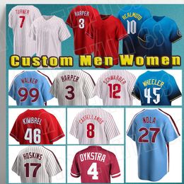 3 Bryce 7 Trea Turner Harper Baseball Jersey 8 Nick Castellanos 10 J.T.Realmuto Philadelphias Brandon Marsh Phillies Seranthony Dominguez Alec Bohm Ranger Suarez