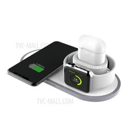 Station de Charge sans fil 3 en 1 10W, Charge rapide, pour Apple Watch Airpods iPhone 13 12 Pro Max