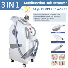 3 en 1 360 Machine d'épilation au laser rapide permanente magnéto-optique Opt/Ipl Yag 755Nm Picoseconde Laser Tatto Remover RF Rajeunissement de la peau Machines de beauté455