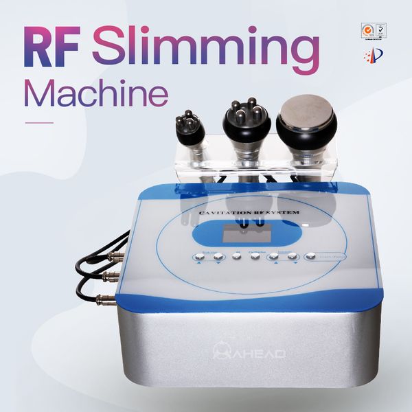 Machine de beauté 3 en 1 à cavitation ultrasonique 40KHZ, radiofréquence 5Mhz et lumière LED rouge, pour le visage et le corps, à usage domestique