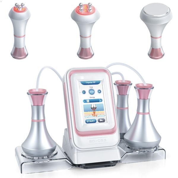 Machine amincissante 3 en 1 80K, pour usage domestique, soins de la peau, radiofréquence, sculpture du corps, Machine de beauté par Cavitation Lipo