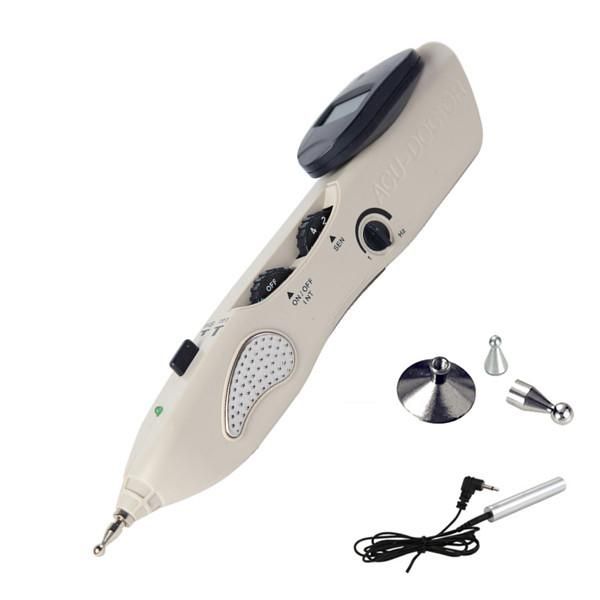 Stylo d'acupuncture 3 en 1 stylo d'énergie méridien dispositif de détection de point de soulagement de la douleur stylo de massage d'acupuncture produits de santé