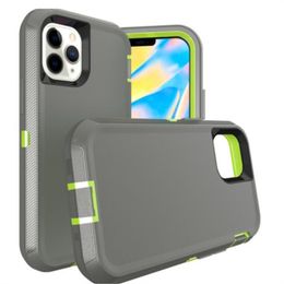 3 In 1 pantser Holster Shockproof Denfender Armor Cover voor iPhone 15 14 11 12 13 Pro Max Protect Mobile Phone Case Robot Shockproof Cases