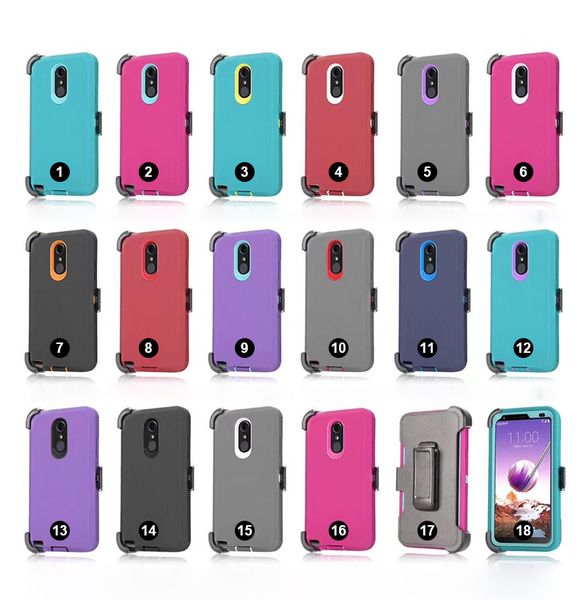 3 en 1 Armor Series Shock Proof Aqua Case pour iPhone X XS MAX XR Defender Clip de ceinture pour iPhone 11 Pro Max 12 LG K51 Samsung A20