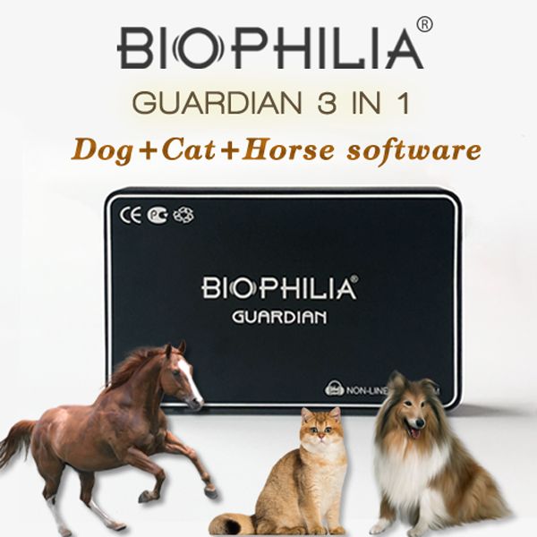 Biophilia Guardian 3 en 1 incluye software para perros, gatos y caballos Tratamiento de reparación Analizador de salud cuántico NLS Biophilia Guardian