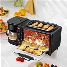 Máquina para hacer desayuno 3 en 1, tostadora, horno eléctrico, asado para perros, electrodomésticos de cocina, Roti para el hogar 231026