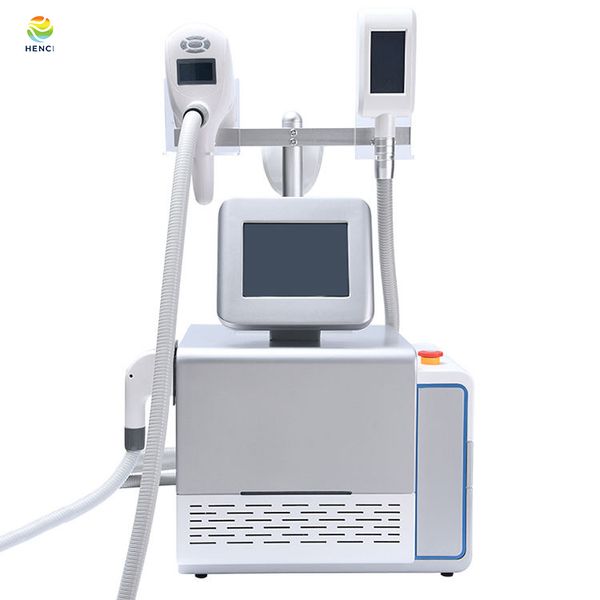 3 en 1 Cryolipolysis 360 Cryo Shape Rf Máquina de adelgazamiento con rodillo de vacío Forma del cuerpo Máquina de adelgazamiento con mango de extracción de doble mentón