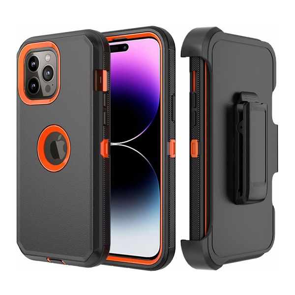 Fundas protectoras 3 en 1 Defender para Samsung Galaxy A15 A05 A05s A25 5G A24 A34 A54 A14 A23 A13 A03s Funda combinada resistente y duradera a prueba de golpes con clip para cinturón